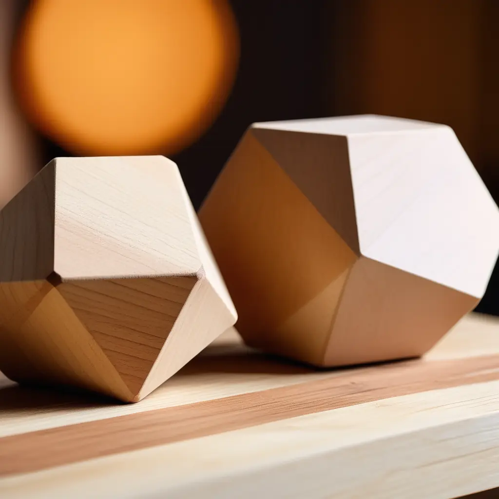 Two wood polyhedra